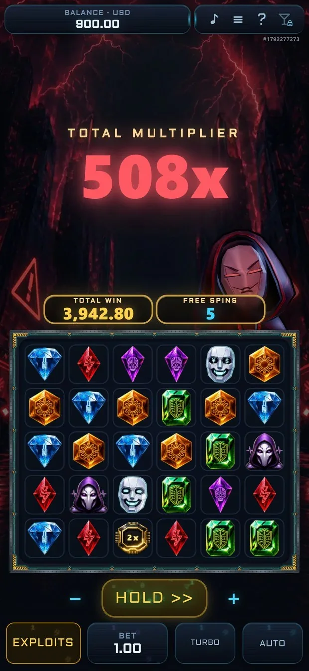 Zero Day bonus, total multiplier 508x